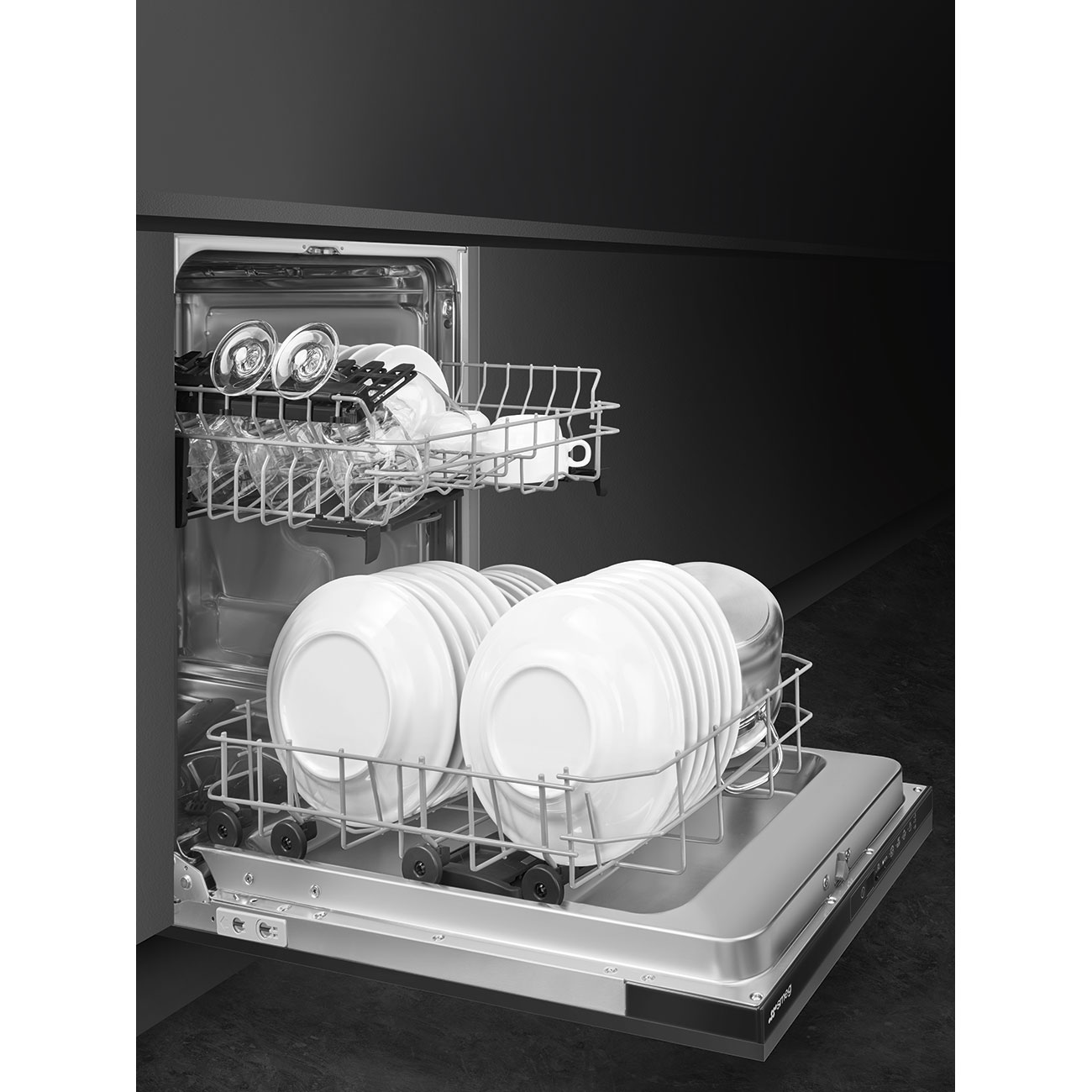 SMEG ST4512IN Полностью встраиваемая посудомоечная машина, 45 см
