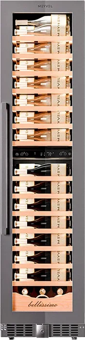 Винный шкаф компрессорный в нишу MEYVEL MV106-KST2 (Slim)